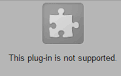 plugin not supported 